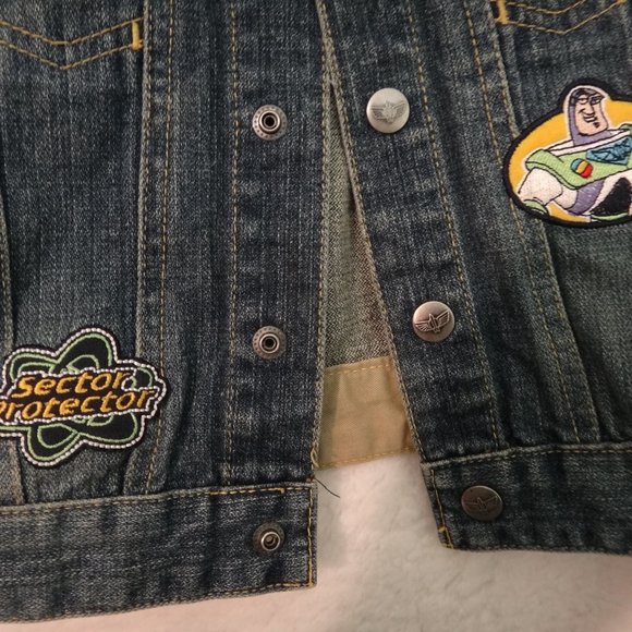 Buzz Lightyear Jean Hoodie Jacket size 2T - Picture 3 of 7
